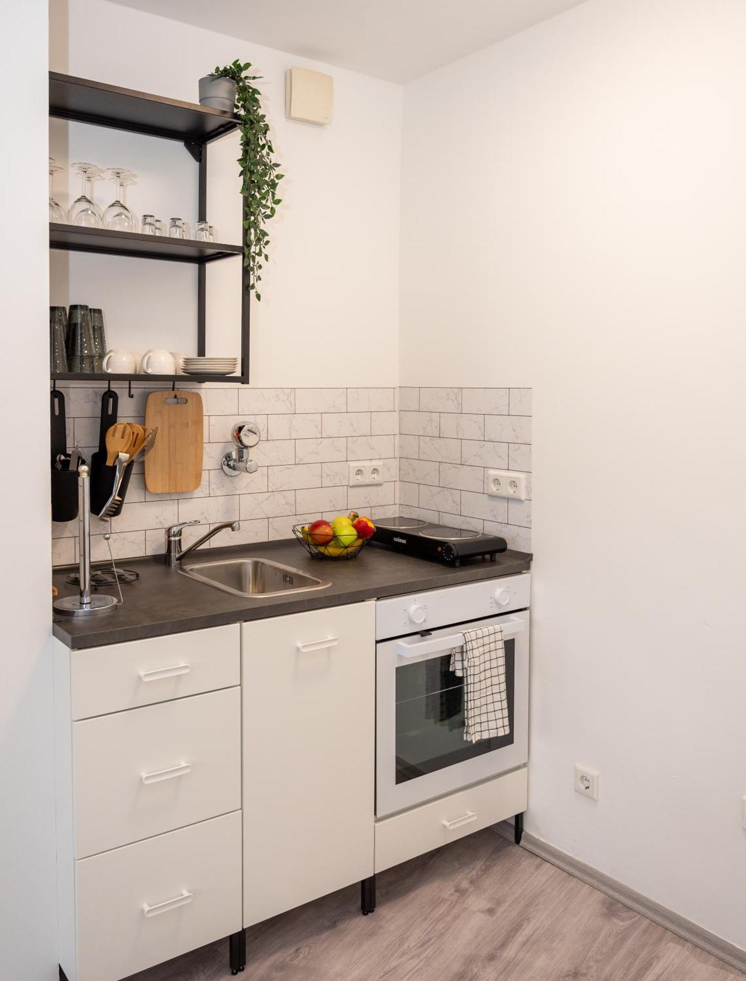 Stilvolles Apartment Im Essener Stadtkern Eksteriør billede